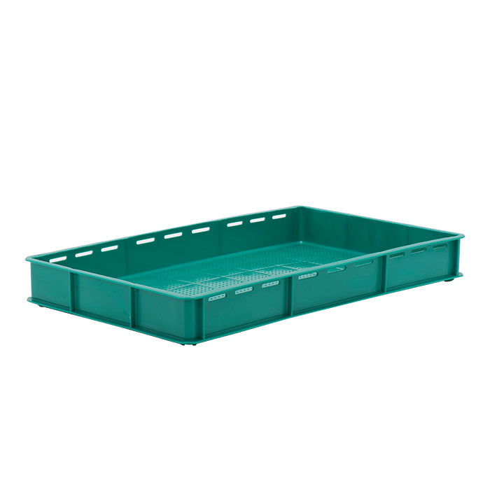 *Bundle of 20* 20ltr Ventilated sides, solid base 30x18 inch confectionery tray (762x457x90mm)